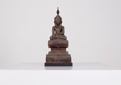 Antica immagine del Buddha seduto, Myanmar