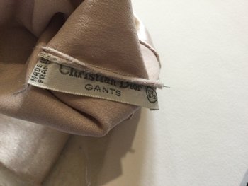 Gants Dior années 50