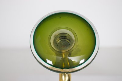 Sommerso Mobile Lampe aus Messing – Murano