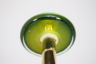 Sommerso Mobile Lampe aus Messing – Murano