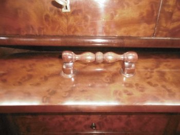 Schreibtisch mit Zylinder Epoche Restauration-charles X