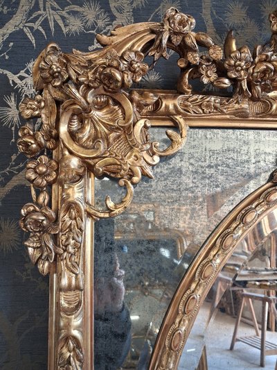 Specchio del XIX secolo con cornice 152 x 106