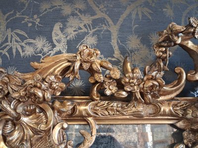 Specchio del XIX secolo con cornice 152 x 106