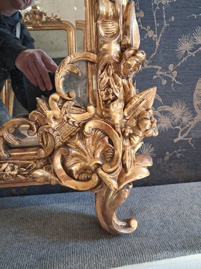 Specchio del XIX secolo con cornice 152 x 106