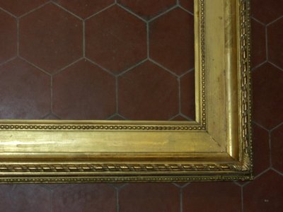 Large 19th century frame, in gilded wood.