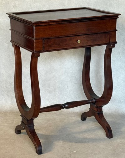 Worker with writing table