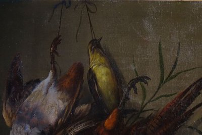 Still life with pheasant by Bourguignon