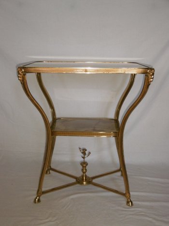 Guéridon En Bronze Doré