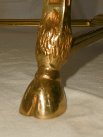 Guéridon En Bronze Doré