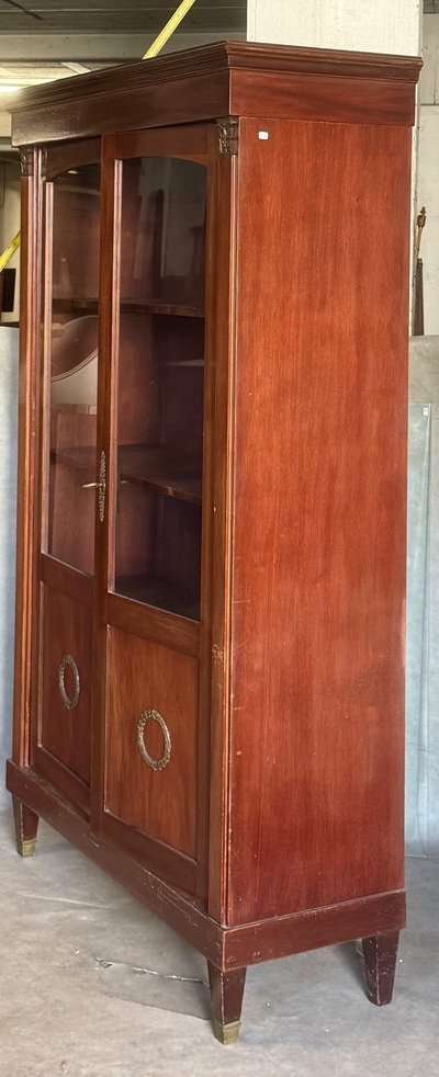 2-türiger Bücherschrank im Empire-Stil