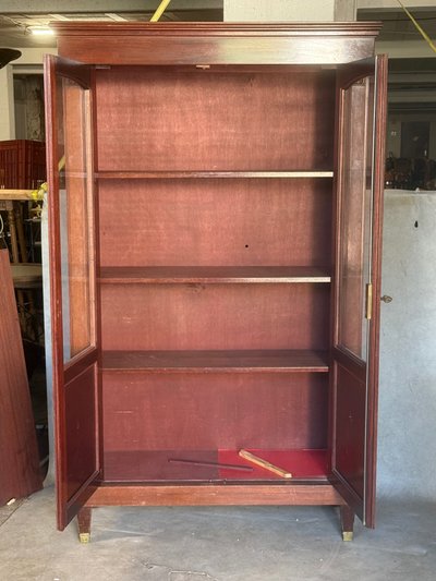2-türiger Bücherschrank im Empire-Stil