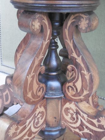Guéridon Charles X Marqueté