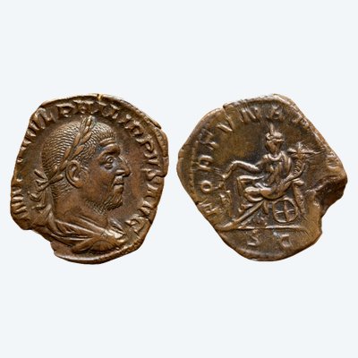 Philip I RIC 174a — with certificate of authenticity