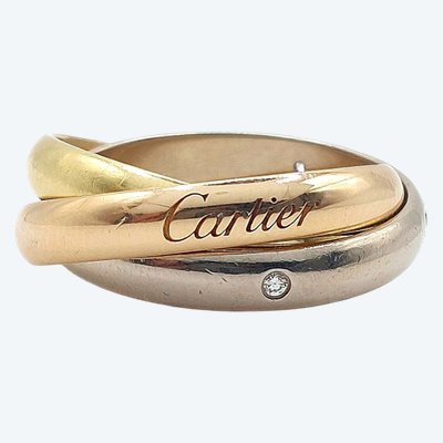 Cartier, bague Trinity modèle Classique, 5 diamants