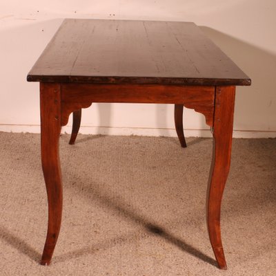 Louis XV Oak Table, Late 18th Century
