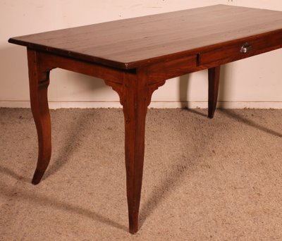 Louis XV Oak Table, Late 18th Century