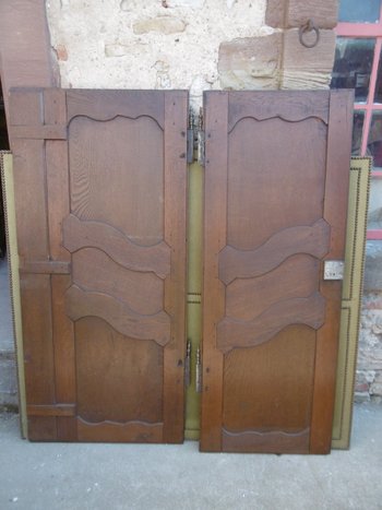 Coppia di porte d'epoca Luigi XV