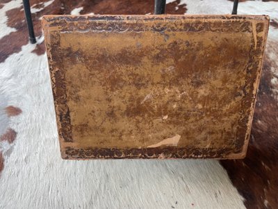 Coffret à bijoux XViII eme en cuir 