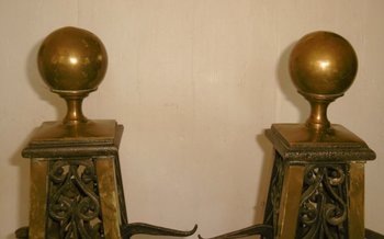 Pair Of Andiron