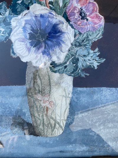 Bouquet de fleurs anémones 