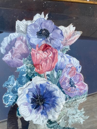 Bouquet de fleurs anémones 