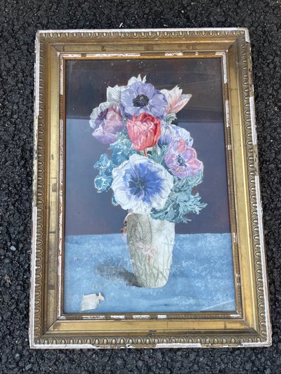Bouquet de fleurs anémones 