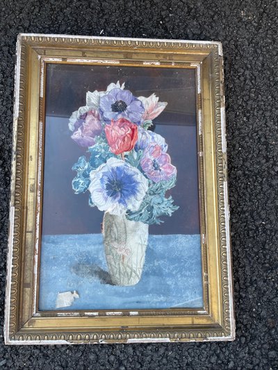 Bouquet de fleurs anémones 