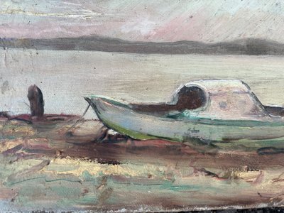 Les barques en bord de mer 