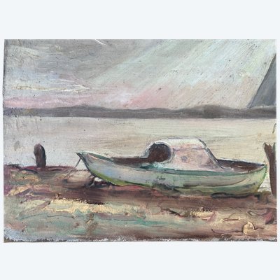 Les barques en bord de mer 