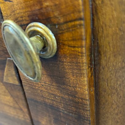 Antica credenza servante Carlo X in noce Lastronata primi 800 restaurata !Mis  cm 128 x cm 62 h 86 