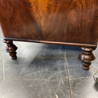 Antica credenza servante Carlo X in noce Lastronata primi 800 restaurata !Mis  cm 128 x cm 62 h 86 