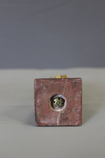 Vergoldete Bronzeskulptur von Christus dem Guten Hirten, um 1900