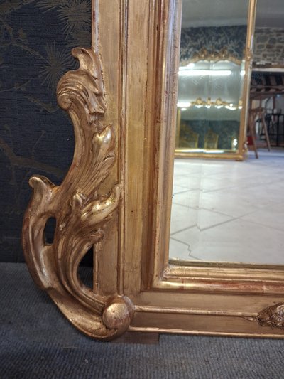 Specchio dell'epoca di Napoleone III, 203 x 139 cm