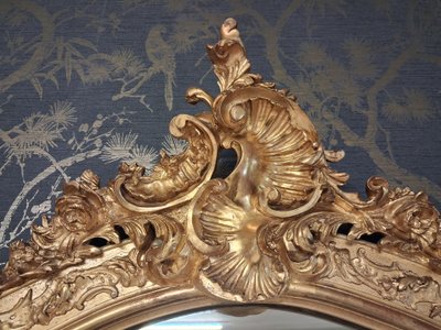 Specchio dell'epoca di Napoleone III, 203 x 139 cm