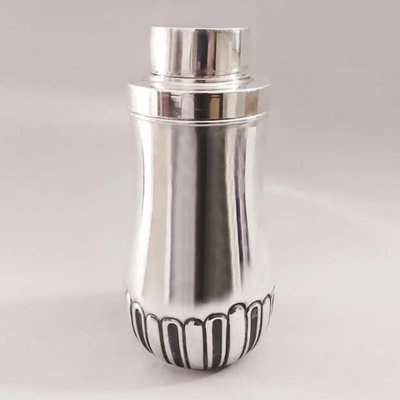 Seltener  Cocktailshaker aus Edelstahl für Macabo aus den 1950er Jahren.