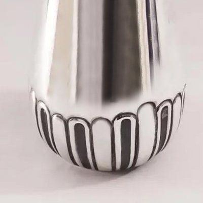 Seltener  Cocktailshaker aus Edelstahl für Macabo aus den 1950er Jahren.