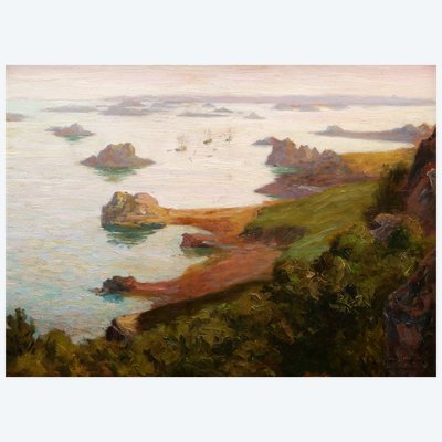 Émile Eugène FAUCONNIER, La Baie de Morlaix