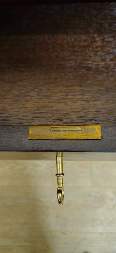 Consolle in stile Impero – Mogano – 1 cassetto – XIX secolo