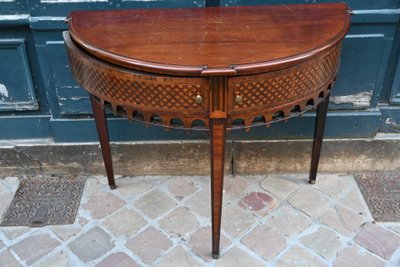 Console demi lune Angleterre XIX