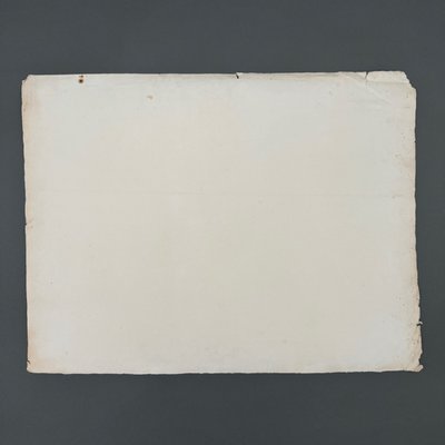 Drawing or blueprint of a 19th-century Compagnon du Devoir carpenter.