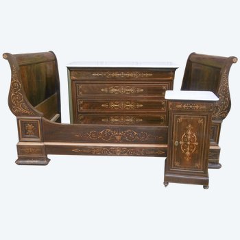 Charles X period bedroom set