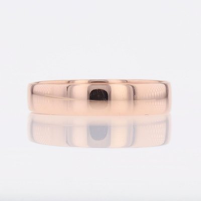 Anello nuziale da uomo in oro rosa