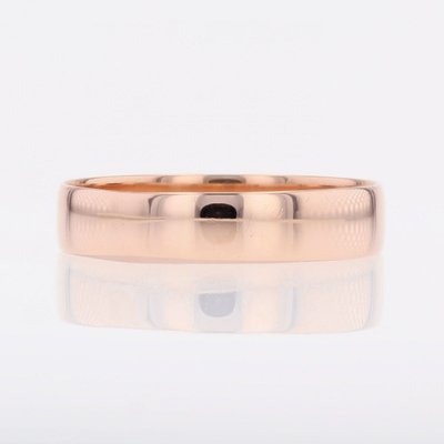 Anello nuziale da uomo in oro rosa