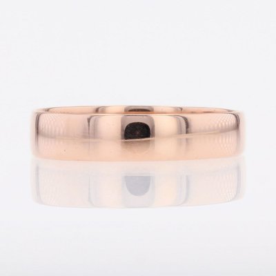Anello nuziale da uomo in oro rosa