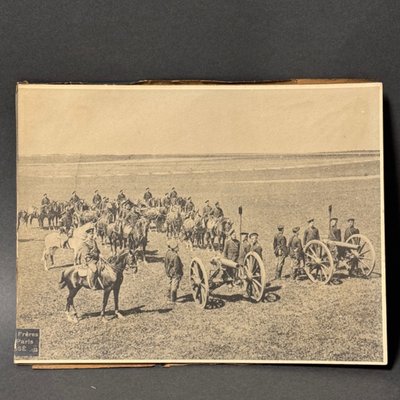Photograph of Emperor Nicholas II with artillery by M.M. de Jongh Brothers, 1899