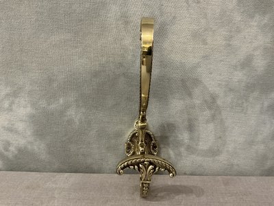 19th century bronze coat rack and coat hook
