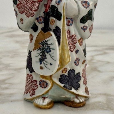 Arita-Porzellanpuppe, Japan, Ende des 19. Jahrhunderts