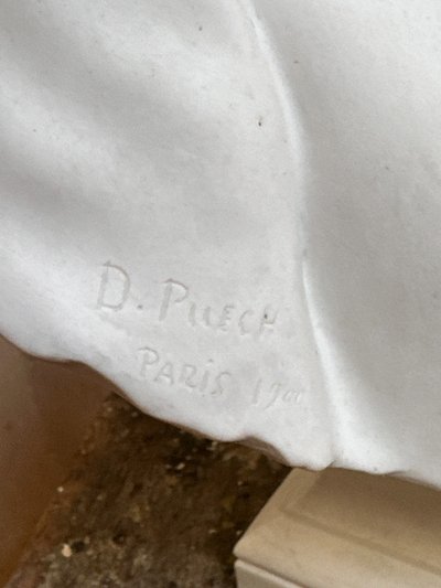 Büste von Präsident Loubet - Denys Puech - Biscuit de Sèvres
