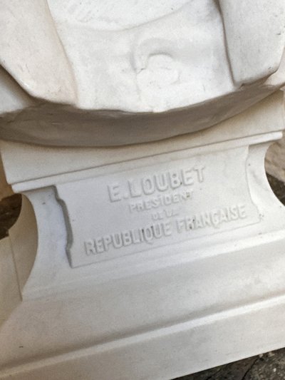 Büste von Präsident Loubet - Denys Puech - Biscuit de Sèvres