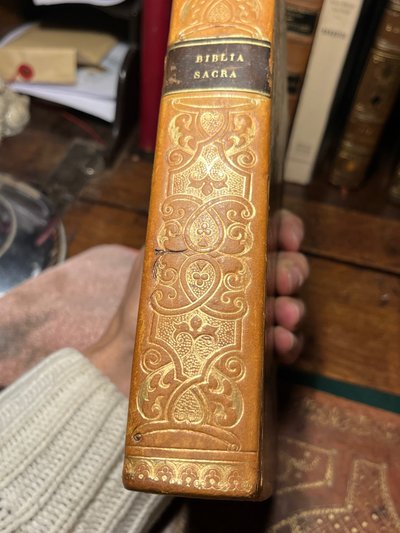 Bible 1830 beautiful binding